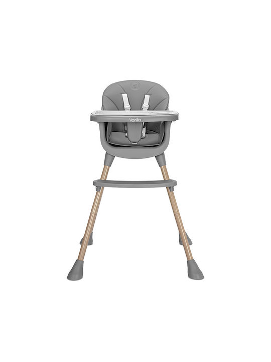 Lorelli Vanilla Highchair 3 in 1 with Adjustable Height Grey