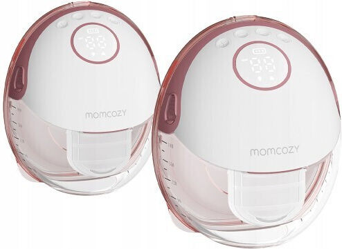 Momcozy Ηλεκτρικό Διπλό Θήλαστρο Μπαταρίας Χωρίς BPA Κόκκινο 180ml