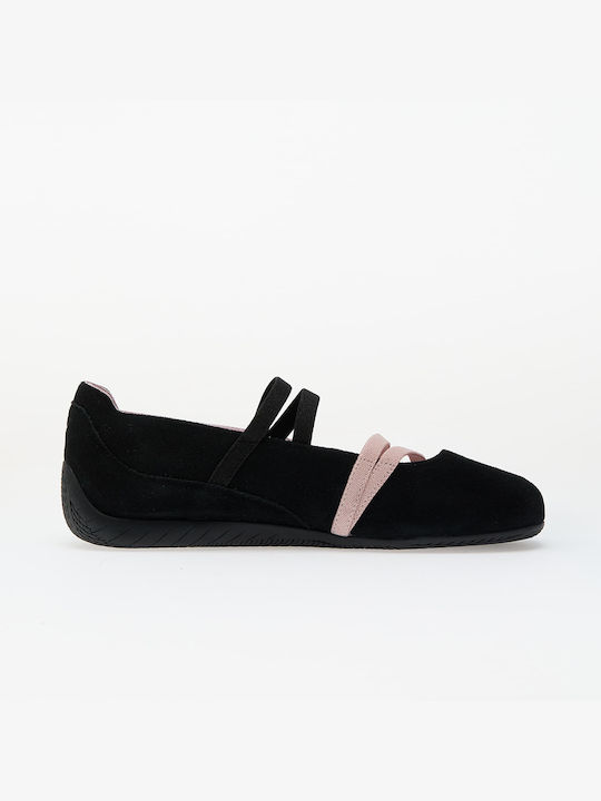 Women's Ballerina Shoes Black/Mauve Mist
