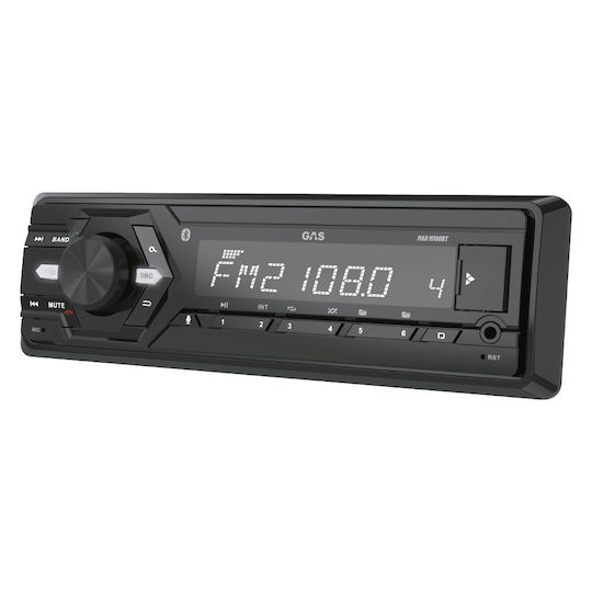Gas Audio Power Ραδιόφωνο Αυτοκινήτου 1 DIN (Bluetooth/USB)