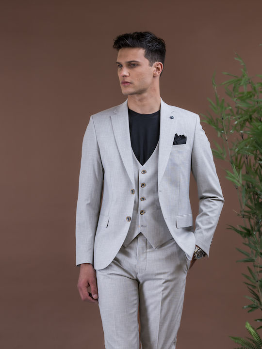 Herrenanzug Beige