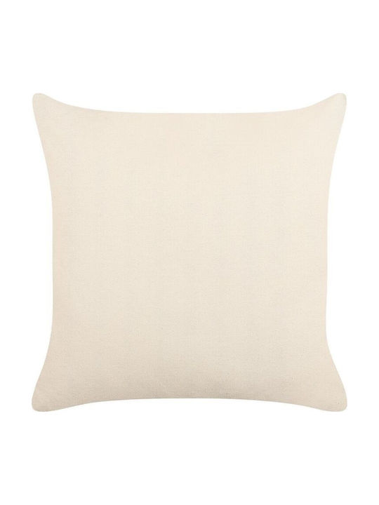 Beliani Sofa-Kissen aus 100% Baumwolle Mehrfarbig 45x45cm