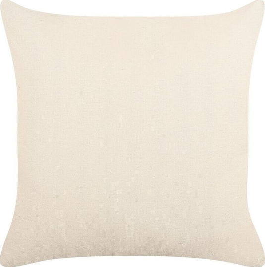 Beliani Sofa-Kissen aus 100% Baumwolle Mehrfarbig 45x45cm