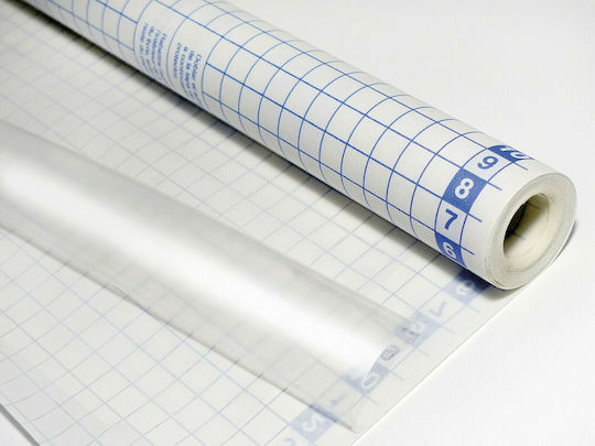 Sadipal Самозалепваща се ролка за обвиване на книга Прозрачно 3м x 45см 1бр
