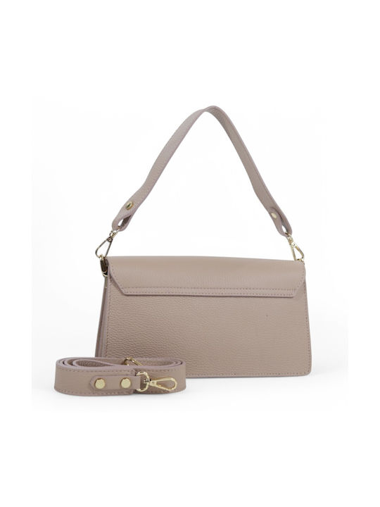 De piele Geantă de damă Crossbody Bej