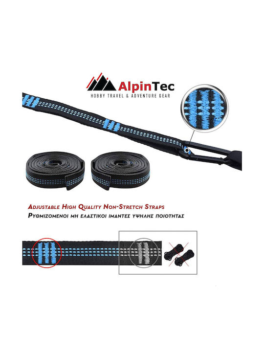 AlpinPro Explorer Hängematte Doppelter Stoff Grün 300x200cm