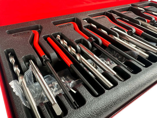 Gewindereparaturset M5 M6 M8 M10 M12 Set 131 Teile Gebo Tools