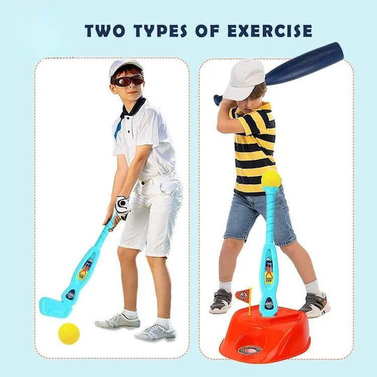 2 In 1 Interactive Golf Baseball Game 63x30x35 Cm