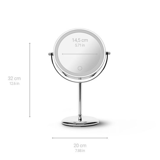 Medisana Makeup Mirror Tabletop with Light 14.5x19.2cm White