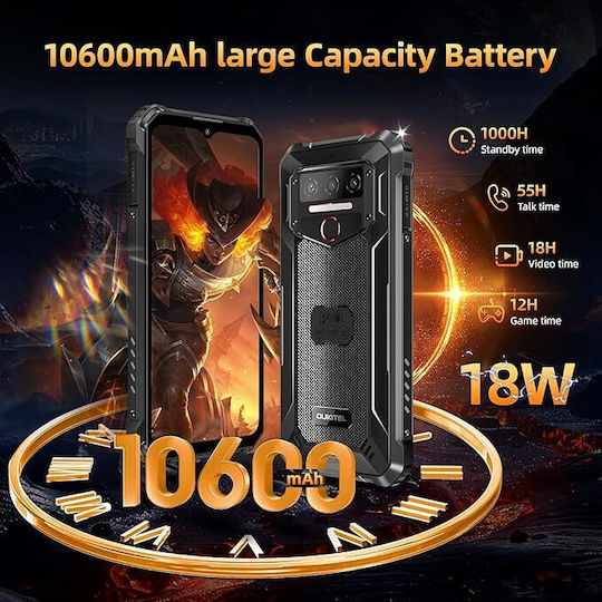 Oukitel WP23 Plus Dual-SIM (8GB/256GB) Widerstandsfähig Smartphone Schwarz