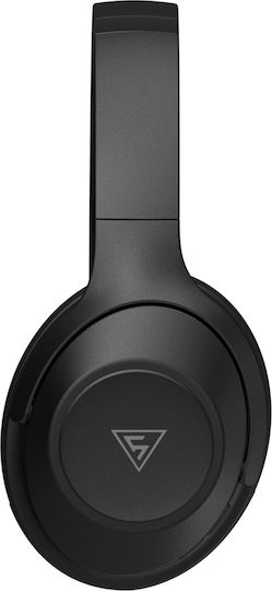 Doqaus Focus 5 Ασύρματα / Ενσύρματα Over Ear Ακουστικά με 70 ώρες Λειτουργίας Μαύρα