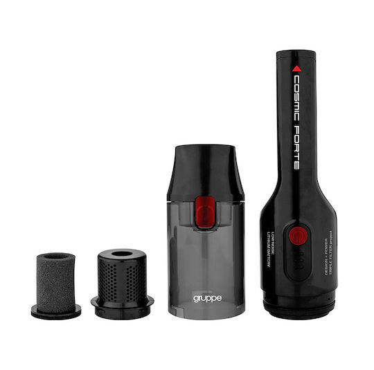 Gruppe Cosmic Forte Επαναφορτιζόμενο Σκουπάκι Χειρός 11.1V Μαύρο