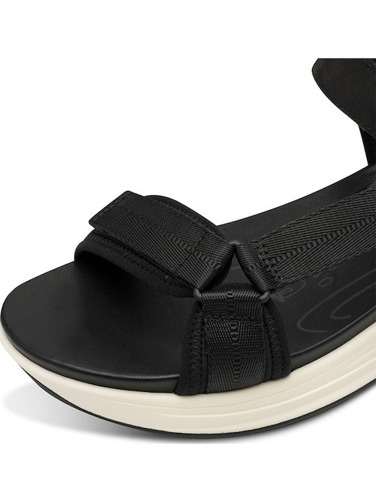 Women's Flat Sandals Sporty Black