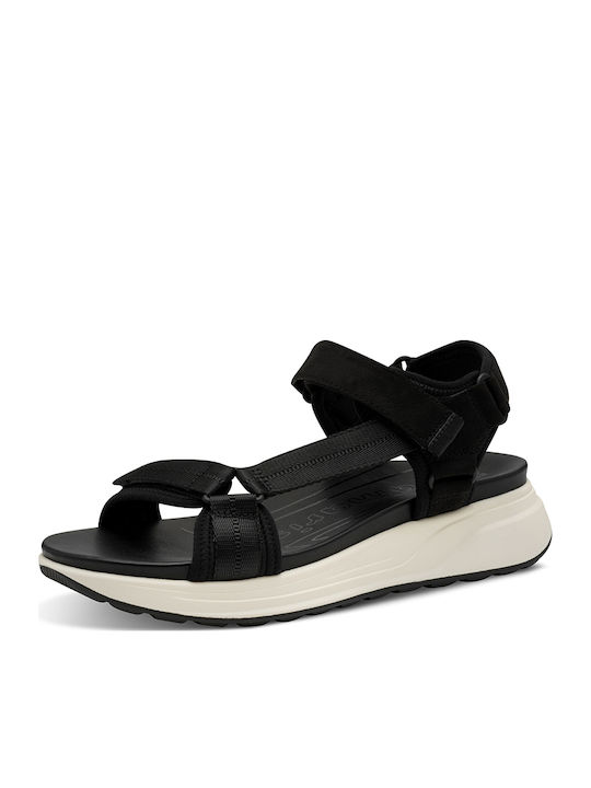 Women's Flat Sandals Sporty Black