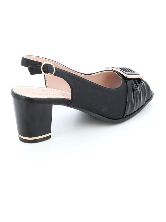 Peep Toe Pumps Schwarz Größe 41/8609-427