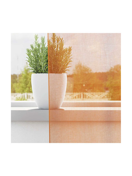 vidaXL Set Perdele Cu Capse Portocalii 140x260cm