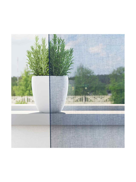 vidaXL Blue Window Curtain Set with Grommets 140x300cm