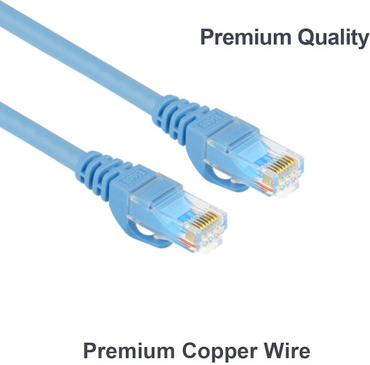 Unitek U/UTP Cat.6 (Gigabit) Καλώδιο Δικτύου Ethernet 2m Μπλε
