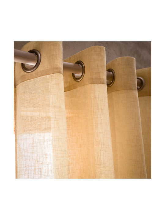 Gofis Home Perdea Cu Capse 502/04 Bej 140x280cm