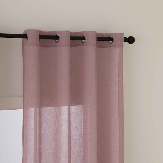 Beauty Home Vorhang mit Grommet Fit Art 8447 Rosa 8447-Pink 140x270cm