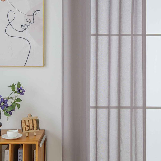 Beauty Home Sharp Art 8448 mit Grommets Lila 140x270cm