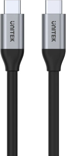 Unitek USB 3.2 Video Cable USB-C male - USB-C 100W Γκρι 2m C14091ABK