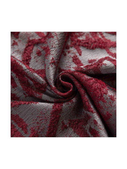 Homeone Burgundy Pencil Pleat Curtain 270x285cm