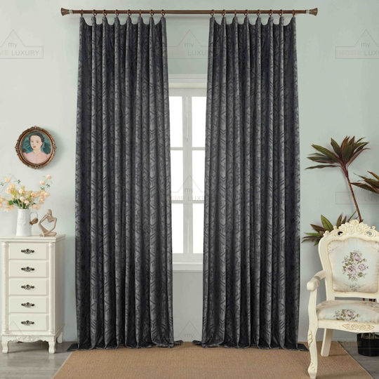 Homeone Mit Bleistiftfalten Schwarze 270x285cm