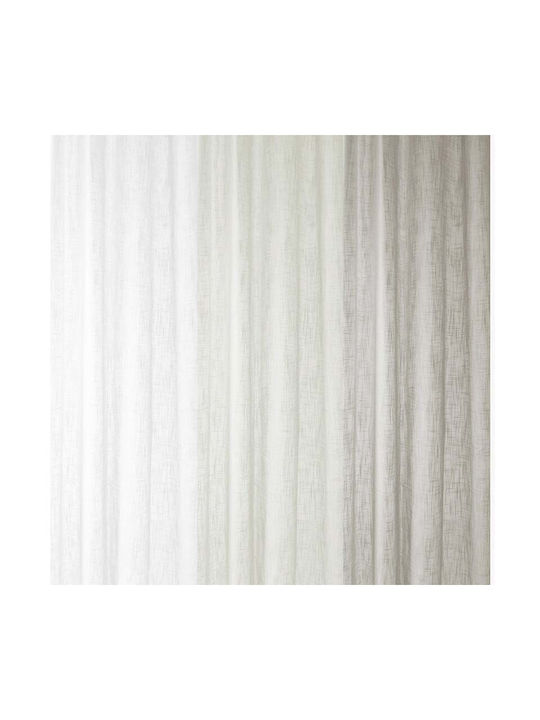 Viopros Curtain with Grommets White 140x270cm