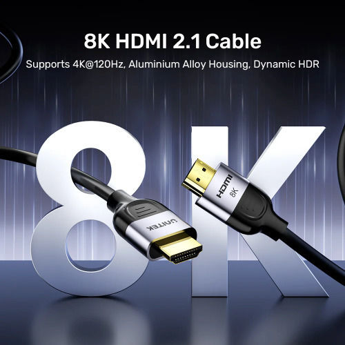 Unitek HDMI 2.1 Ultra High Speed 48Gbps 4K 120Hz HDR VRR Cable HDMI Male - HDMI Male 3m Black