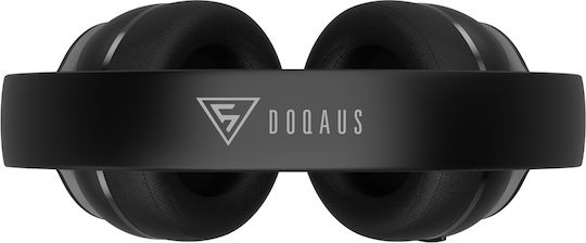Doqaus Design 3 Fără fir / Cu fir Over Ear Căști cu 65 ore de Funcționare Negre