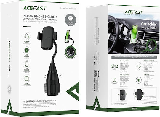 Acefast Auto Handyhalterung mit verstellbaren Haken Schwarz
