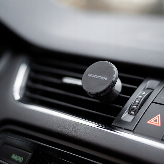 Spacecase Sc02 Magnetic Air Vent Car Holder - Магнитен държач за мобилни телефони / смартфони във вентилационната система на автомобила - черен (5905123421532) 118778