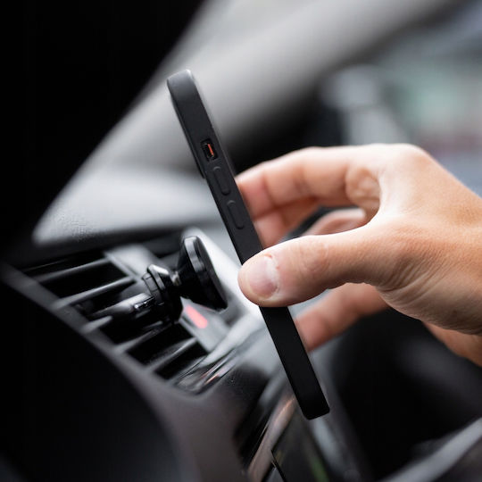 Spacecase Sc02 Magnetic Air Vent Car Holder - Магнитен държач за мобилни телефони / смартфони във вентилационната система на автомобила - черен (5905123421532) 118778