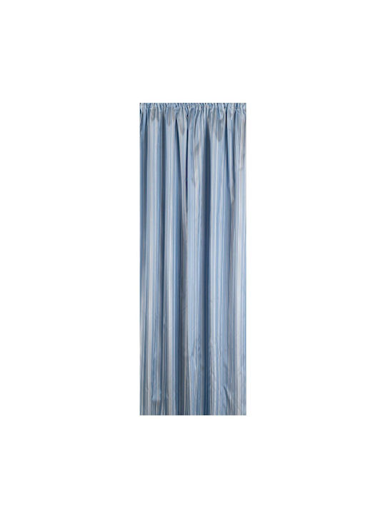Omega Home Vorhang mit Bleistiftfalten 205 Hellblaue 145x270cm