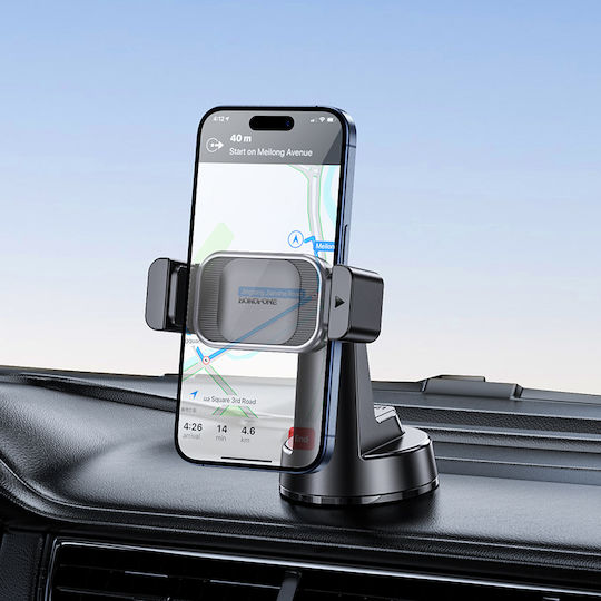 Borofone Car Mobile Mount 4.7" - 7" with Adjustable Hooks Black