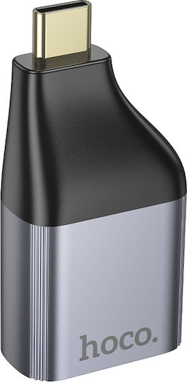 Hoco Konverter USB-C männlich zu HDMI weiblich Gray 1Stück OMX-6942007645584