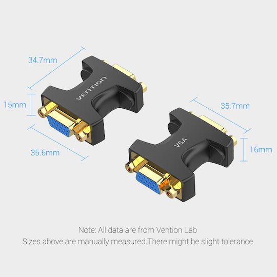 Vention DDGB0 Конвертор VGA женски към VGA женски