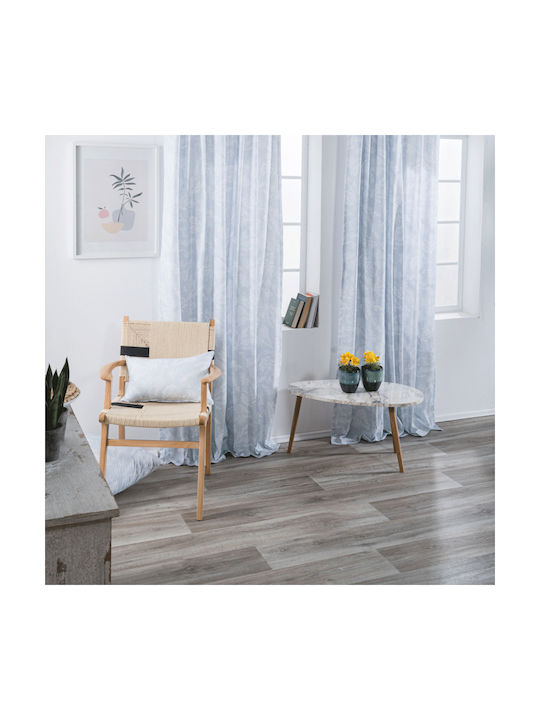 Teoran Curtain With Pencil Pleat Cayo Light Blue 140x275cm