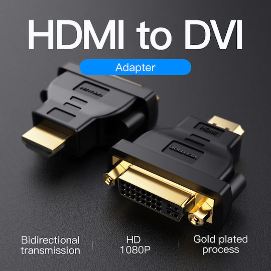 Vention Converter HDMI male to DVI-I female 1pcs ECCB0