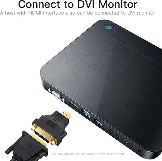 Vention Converter HDMI male to DVI-I female 1pcs ECCB0