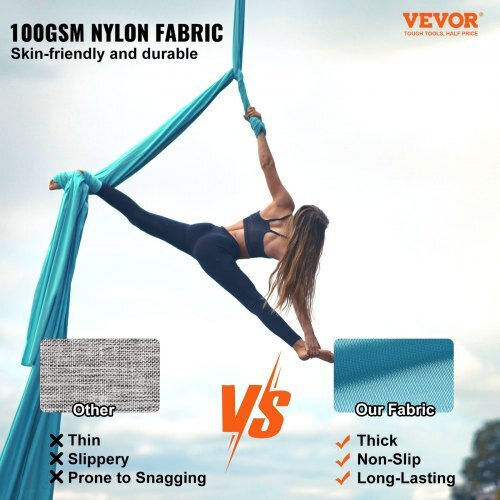 Vevor Aerial Yoga Set Length 11μ. Blue