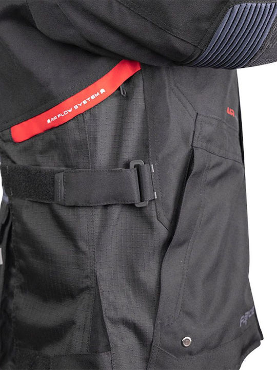 Force Bărbătesc Geacă de motocicletă 4 Sezoane Waterproof Negru/gri