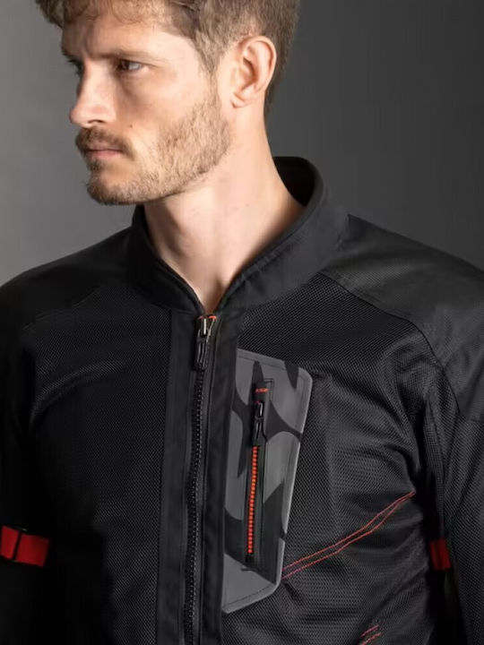 LS2 Alba Summer Men's Motorcycle Jacket Black