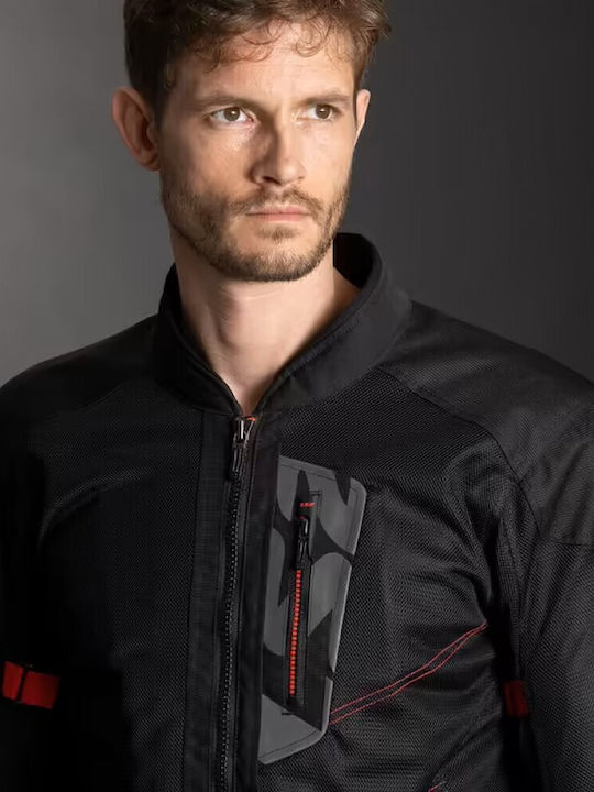 LS2 Alba Summer Men's Motorcycle Jacket Black