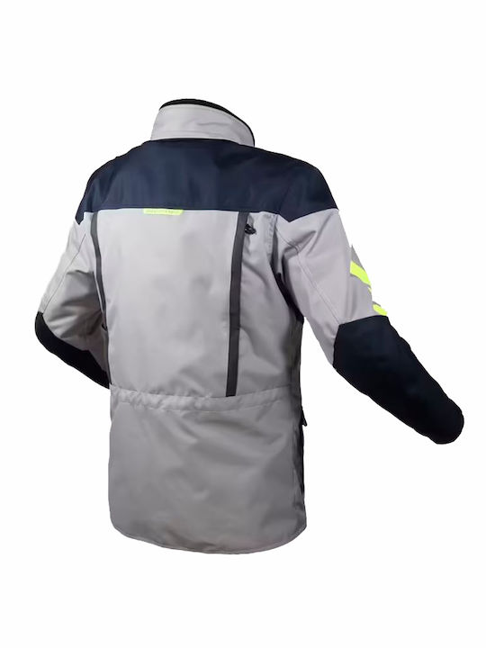 LS2 Metropolis Evo Titanium Men's Jacket 4 Seasons Titanium/Yellow LS2 Metropolis Evo Titanium Men's Jacket 4 Seasons Titanium/Yellow