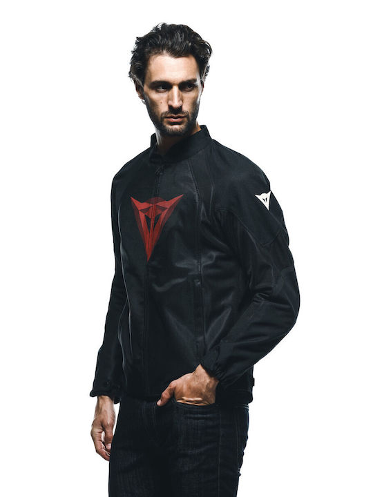 Dainese Herosphere Air Tex Men's Motorcycle Jacket 4 Seasons Black/Red Diamond