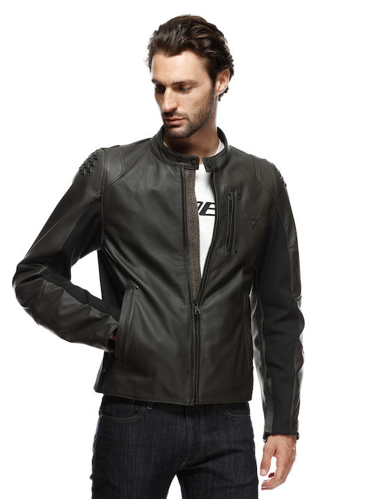 Dainese Istrice Men's Motorcycle Jacket Leather 4 Seasons Brown