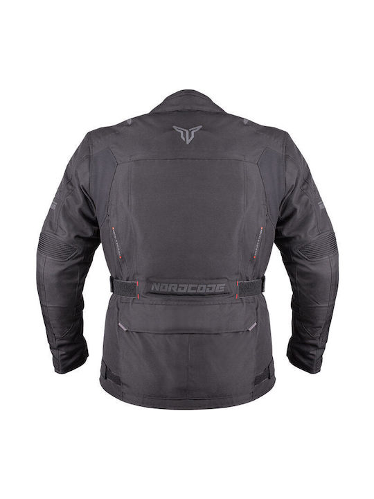 Nordcode Dust Oversize Men's Motorcycle Jacket 4 Seasons Waterproof Black