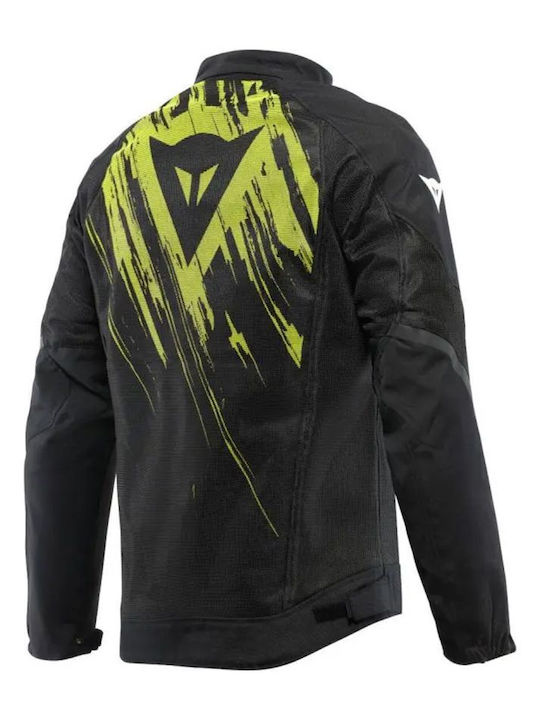 Dainese Herosphere Air Tex Men's Motorcycle Jacket 4 Seasons Black/Fluo Yellow